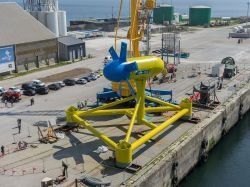L'hydrolienne Sabella fournit ses premiers kilowatts