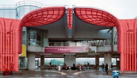 Paris : déconstruction de la porte Lescot au forum des Halles