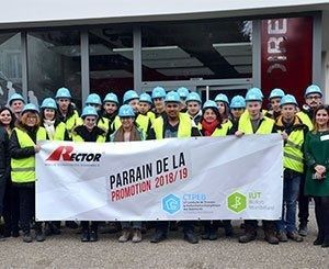 Rector parraine la Licence Professionnelle CTPEB à l'IUT de Belfort