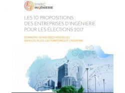 Présidentielle 2017 : Les 10 propositions de l'ingénierie