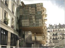 Une façade dévoile sa large palette (diaporama)