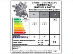 Une "Etiquette Energie" pour les menuiseries