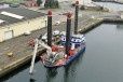 Le plus gros ponton de dragage français a été mis à l'eau