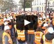 Rassemblement de la FNTP devant l'Assemblée Nationale