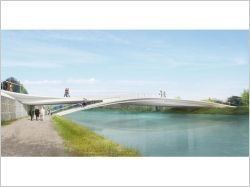 Le nouveau pont de Rennes entre courbes et variations (diaporama)