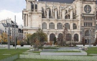Inauguration du jardin Nelson Mandela des Halles