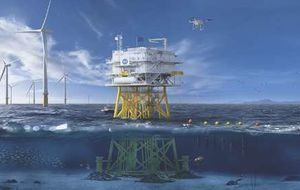 Une plate-forme innovante électrique en mer
