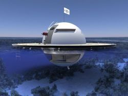 La soucoupe flottante cet habitat rétro-futuriste