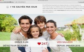 250 vies sauvées en France grâce aux détecteurs de fumée