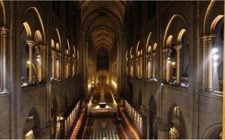 L'éclairage intérieur de Notre-Dame de Paris entièrement rénové