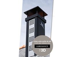 Les sorties de toit LUMINANCE EN 3D :  Poujoulat innove avec la Réalité augmentée
