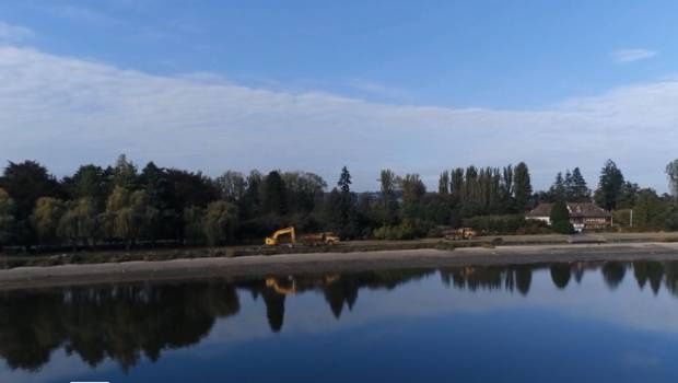 Vichy : curage et remodelage du lac d'Allier