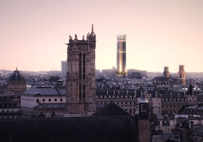 Un jardin sur le toit pour la tour Montparnasse