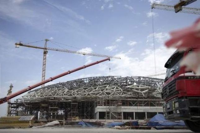 Chantier du Louvre Abu Dhabi