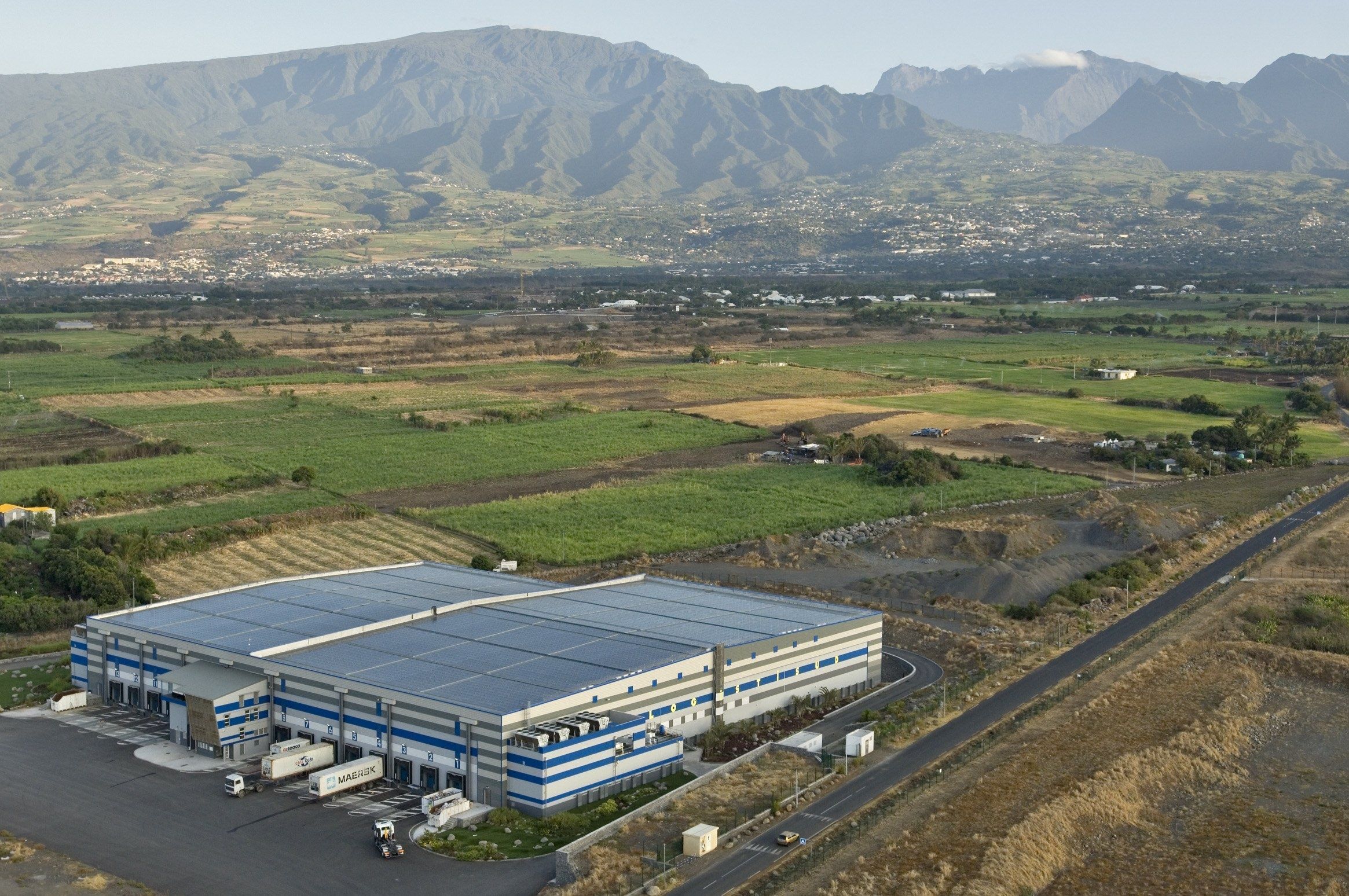 Du photovoltaïque sur un entrepôt logistique à la Réunion