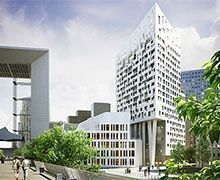 Jardins de l'Arche : les premiers logements depuis 30 ans à La Défense