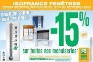 Isofrance Fenêtres lance une nouvelle opération promotionnelle