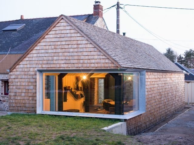 Une extension bois contemporaine et respectueuse de l'environnement