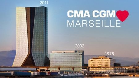 Promenade architecturale dans la tour CMA CGM à Marseille