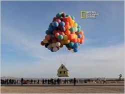 Une maison qui s'envole tout "là haut" (Vidéo)