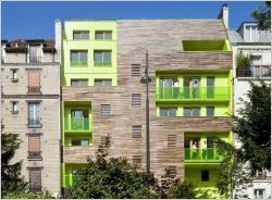Des logements verts et bois à Paris (diaporama)
