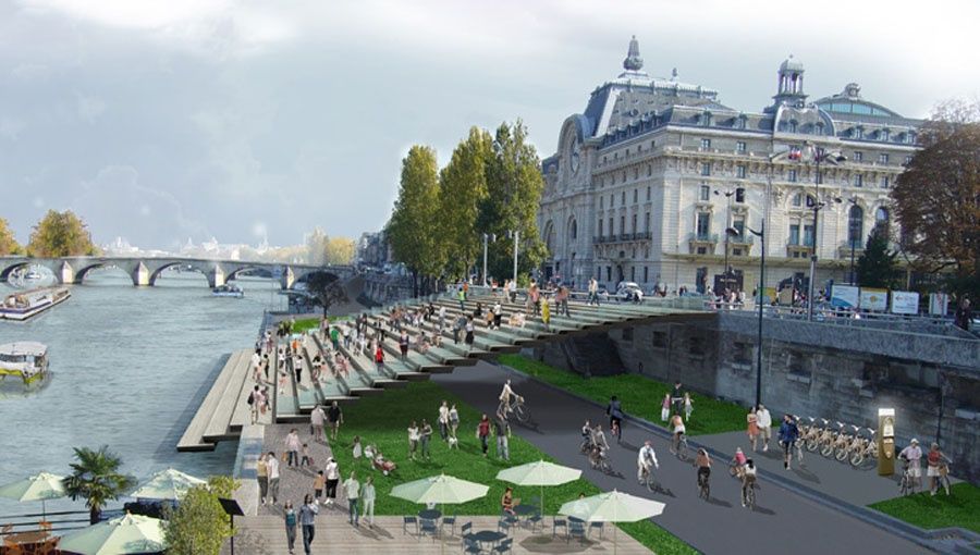 Lancement de l'enquête publique du projet de reconquête des berges de Seine à Paris