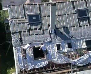 Rénovation de la toiture d'une maison en région parisienne avec la solution TRISO-SUPER 12 BOOST'R'