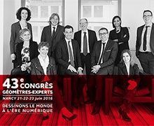 43è congrès des géomètres-experts à Nancy