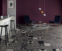 Amtico présente Muralist, un nouveau design effet "carreau de ciment"