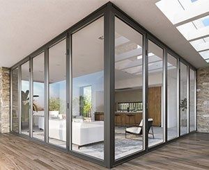 Technal lance sa nouvelle porte repliable d'angle Ambial