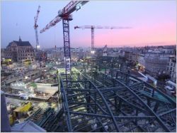 Le tempo s'accélère sur le chantier des Halles