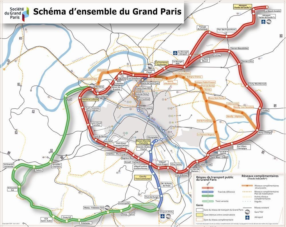 Grand Paris : le décret relatif au tracé du futur métro automatique est paru