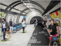 Les tunnels désaffectés du métro londonien seront-ils transformés en piste cyclable ?