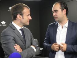 Emmanuel Macron : "Le secteur du BTP a beaucoup souffert, il est en train de se relever"