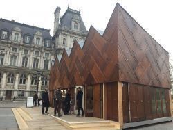 Un pavillon circulaire pour illustrer le réemploi des matériaux
