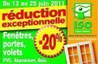 Isofrance Fenêtres : opération commerciale du 13 au 25 juin 2011