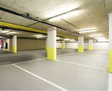 Rénovation du parking souterrain d'une résidence de luxe