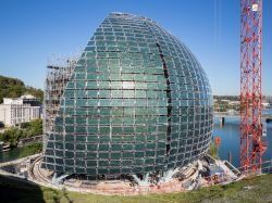 Un time-lapse pour voir s'animer la voile de la Seine Musicale