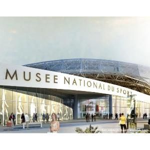 Inauguration du Musée national du sport imaginé par Jean-Michel Wilmotte