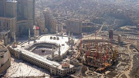 Nouveaux travaux d'extension de la Grande mosquée de La Mecque