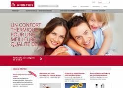 Ariston dévoile son nouveau site internet convivial et interactif