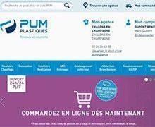 PUM Plastiques lance son site internet marchand