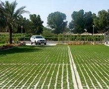 GrassCrete, solution CHRYSO® pour le béton végétalisé drainant