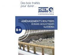 Des fiches pratiques pour les aménagements extérieurs ou routiers en bois