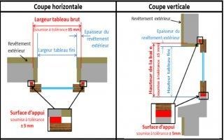 Fiche Technique dédiée à la " Jonction Menuiserie Gros OEuvre "