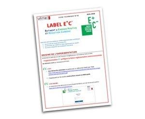 L'UFME présente la Fiche Technique Label E+C-