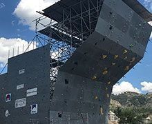 Grâce à Layher, le Mondial de l'Escalade prend du poids