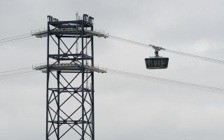 Téléphérique urbain de Brest : la première cabine installée