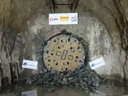 Les 10 km de galerie EDF à Romanche-Givet sont creusés