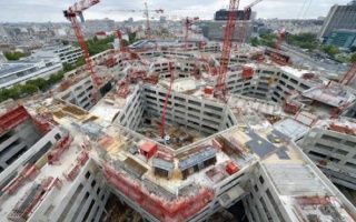 Le gros oeuvre du nouveau ministère de la Défense à Balard est terminé